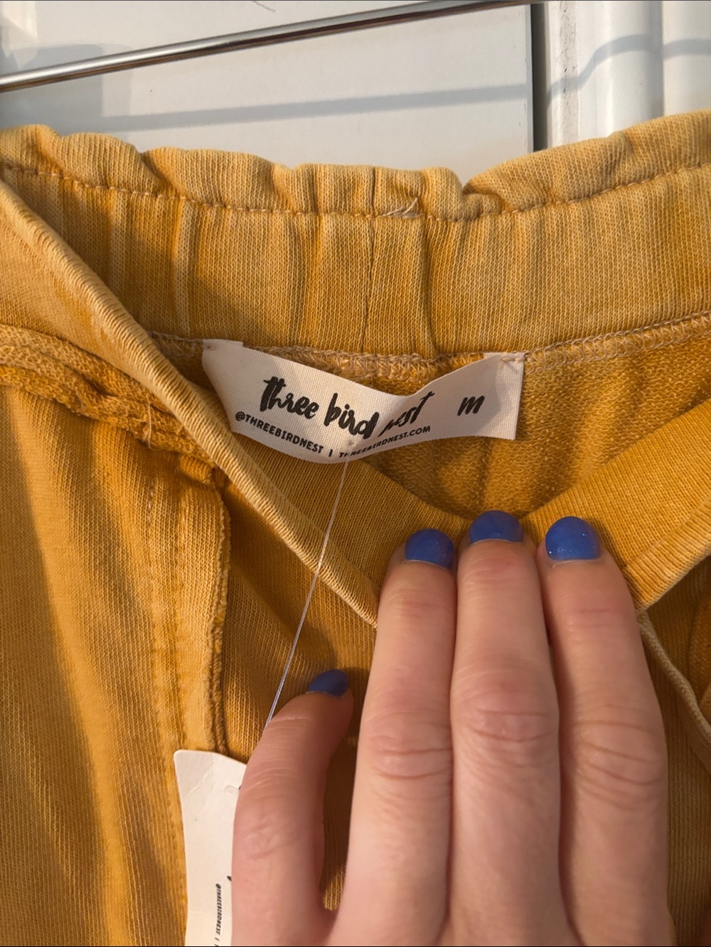 Three Bird Nest Golden Mustard Wide-Leg Cargo Pants - Picture 2 of 5